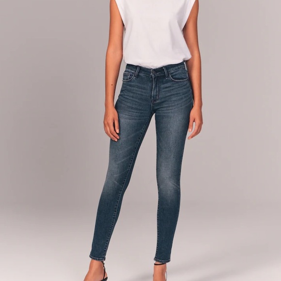 Abercrombie & Fitch Denim - Abercrombie & Fitch Mid rise super skinny jeans harper